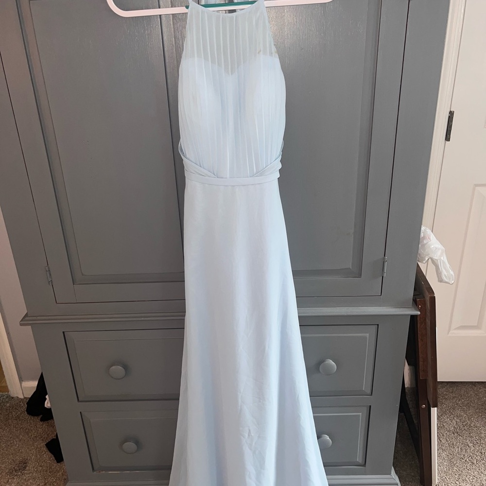Azazie Light Blue Formal Dress